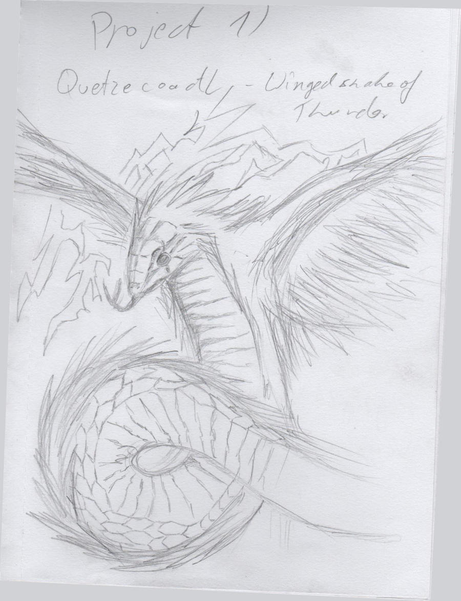 Winged Snake - Quetzalcoatl