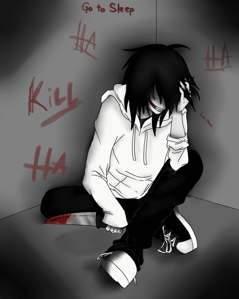ChrisLopez1120 on X: My art of Jeff the Killer. This is my