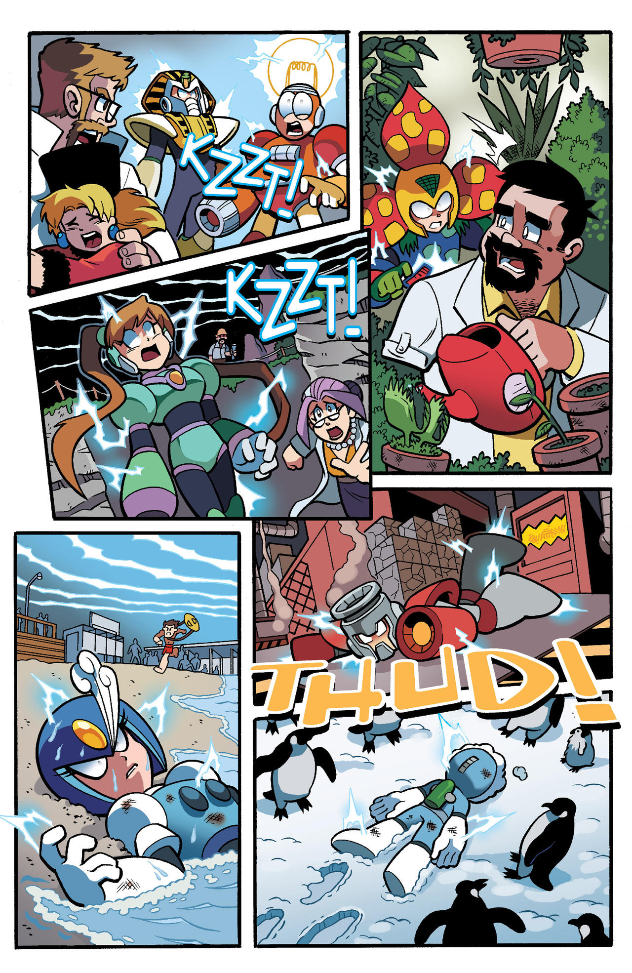 Archie Mega Man Run Mega Man Archie Comics #23 and #28 Review by MegaCrashtheHedgehog on ...