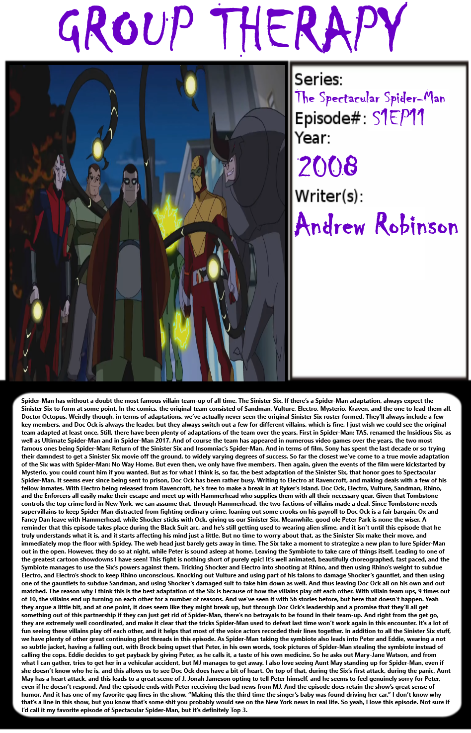 Deviantart Randomguy1001 1001 Animations-Group Therapy by MegaCrashtheHedgehog on DeviantArt