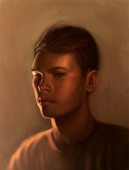 Self-portrait study