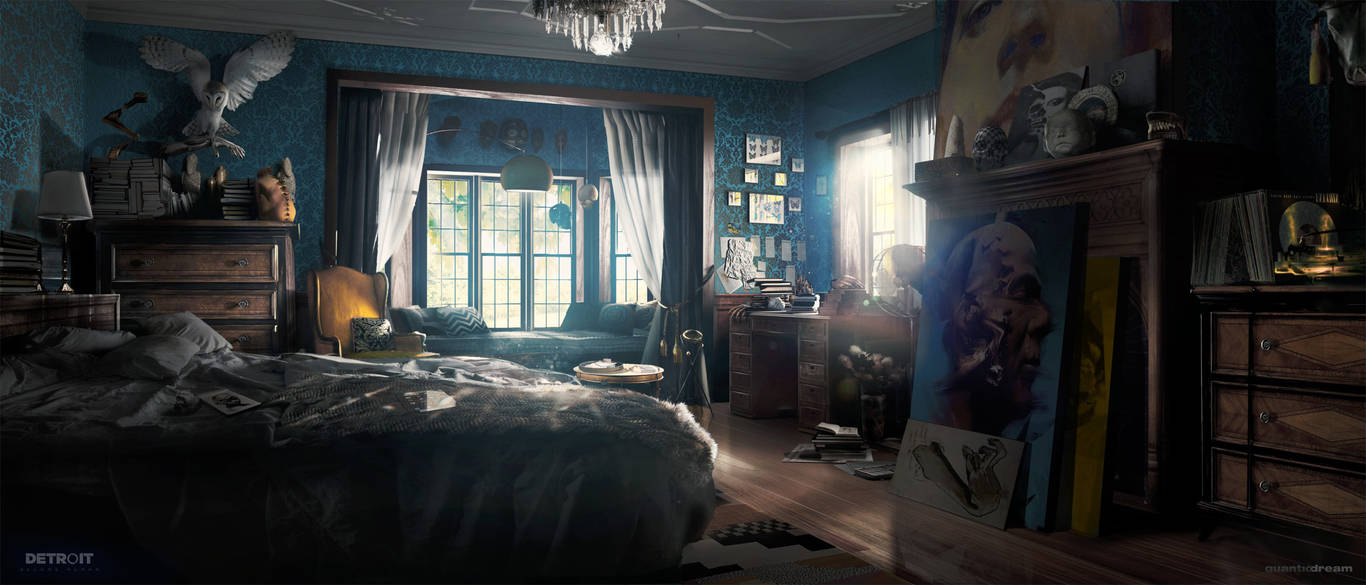 Carl's Bedroom - Detroit: Become Human by WojtekFus