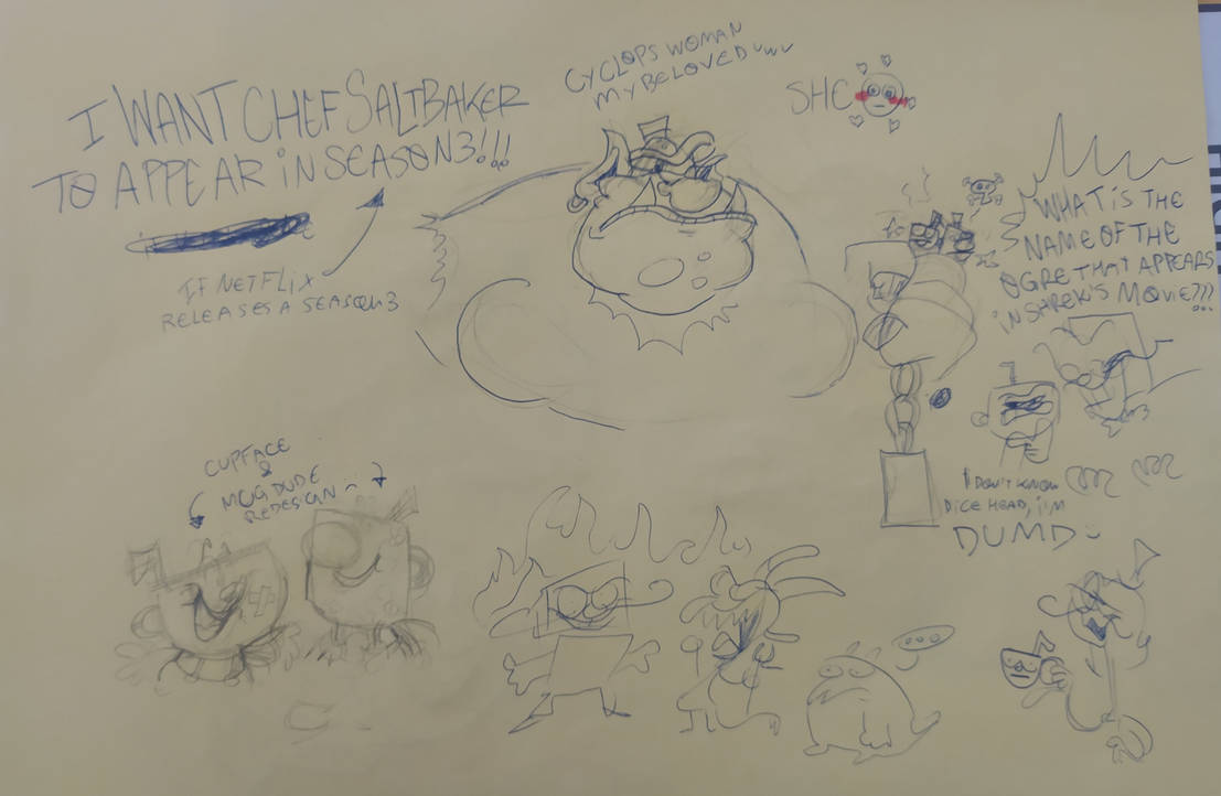 Cuphead show season 2 doodles by Daisu-am on DeviantArt