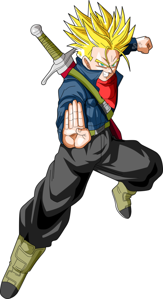 Trunks del Futuro SSJ1 [Saga de Black] by Alberto4457C on DeviantArt