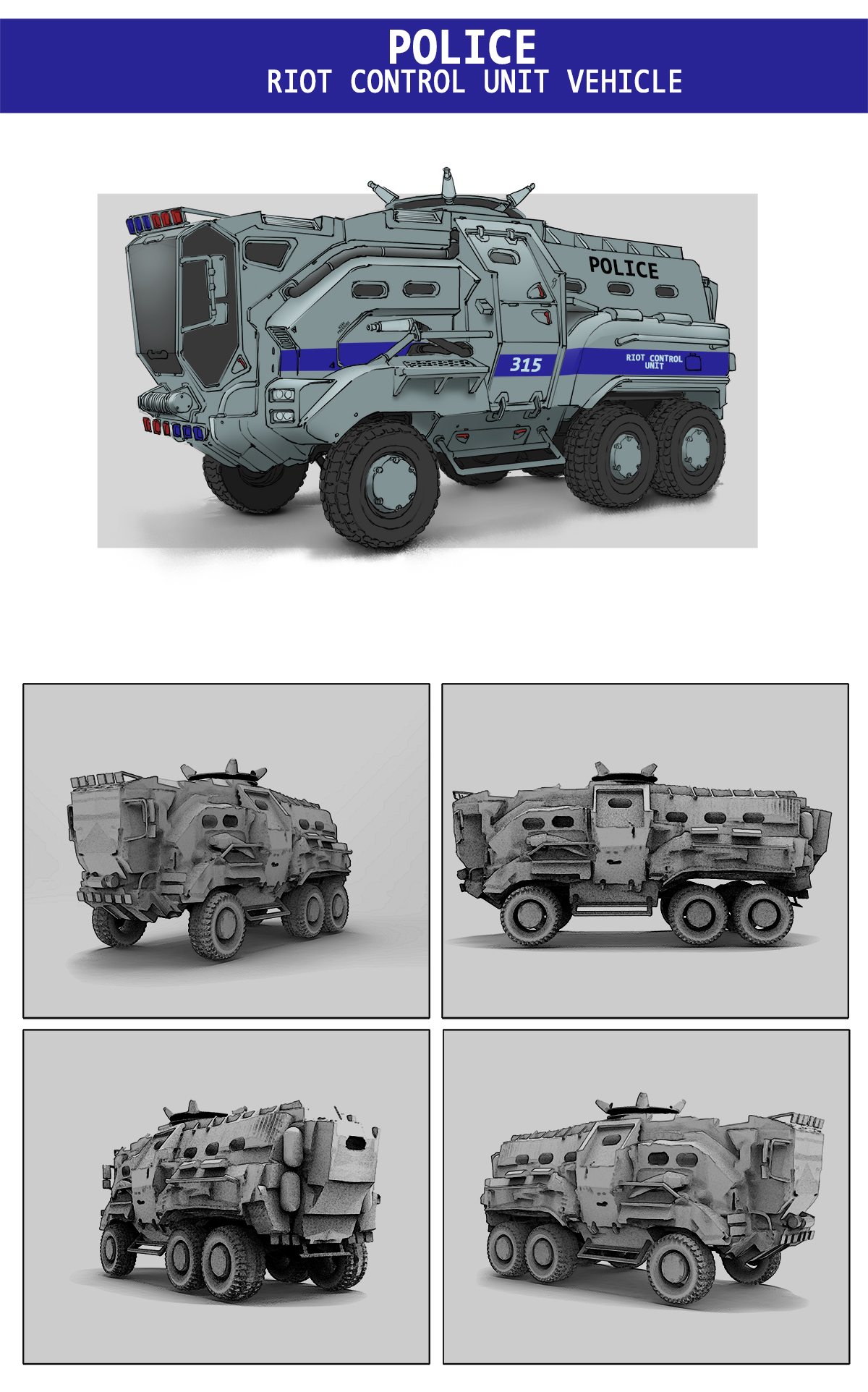 Custom Riot Vehicle Riot control car by Reticent-82 on DeviantArt