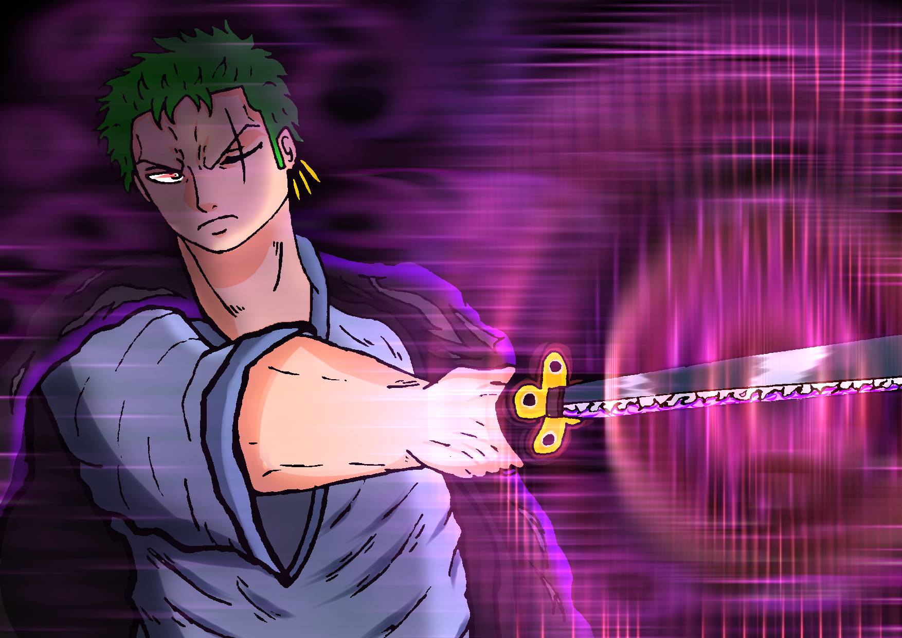 King of Hell Zoro: The Ultimate Badass of One Piece, by Anime ram