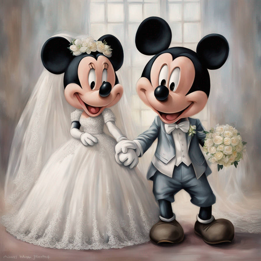 Mickey Mouse Wedding With Minnie Mouse 3