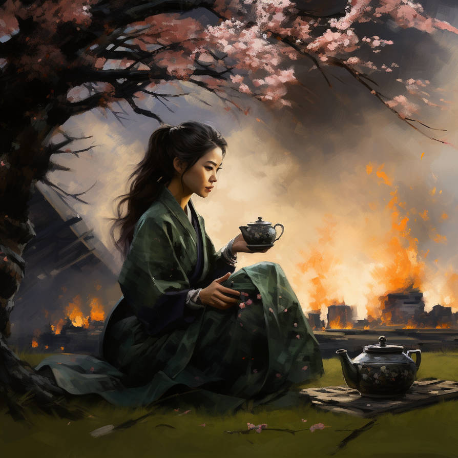 If the world is burning keep your mind peaceful