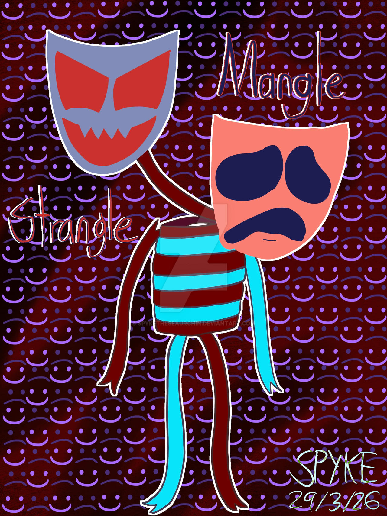 Monster Gangle Evil Gangle by SpykeTheSeaUrchin on DeviantArt