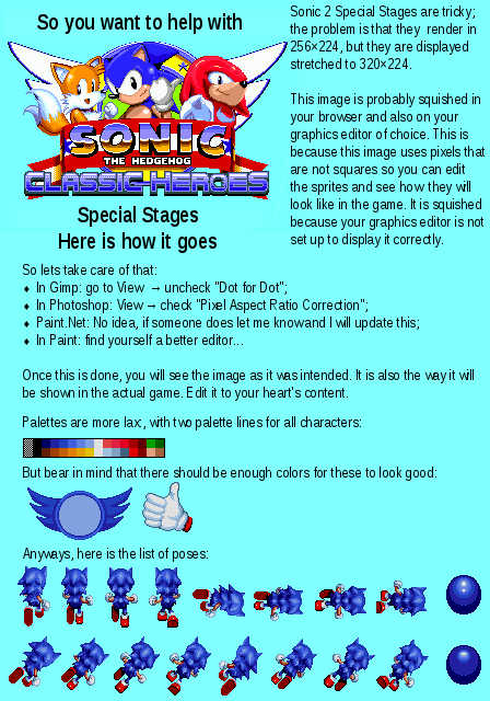 Visual Checklist for Sonic Classic Heroes by flamewingsonic on DeviantArt