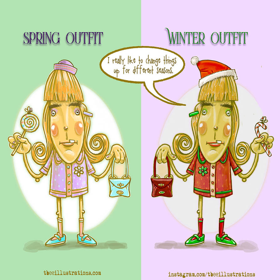 Winter-Spring Outfit by TBeeIllustrations on DeviantArt