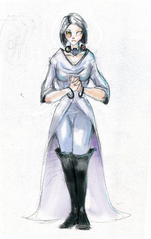 human GLaDOS by Pennawings on DeviantArt