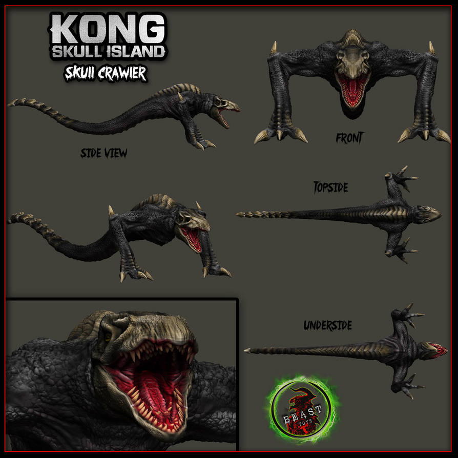 Kong Skull Island Skull Crawler 3d model by joshuasmith85 on DeviantArt