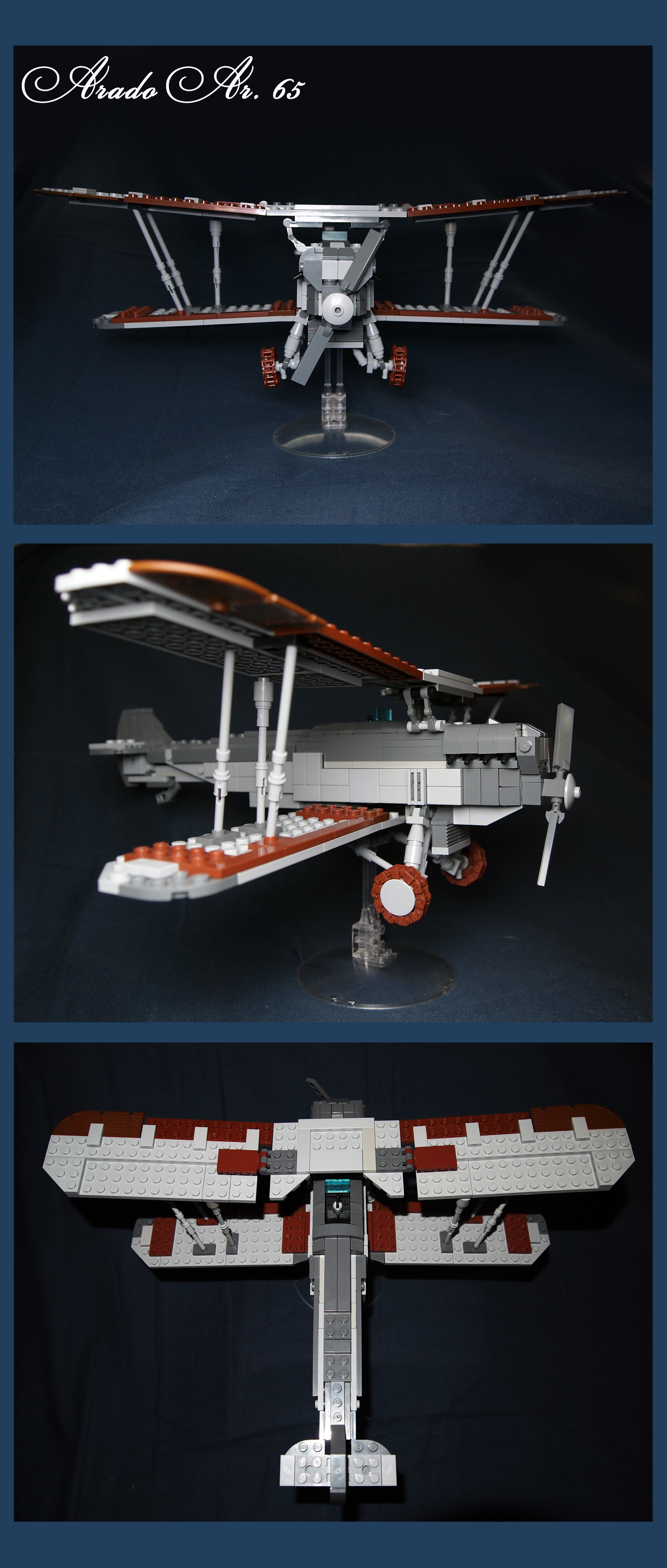 LEGO. Plane Arado 65. Full