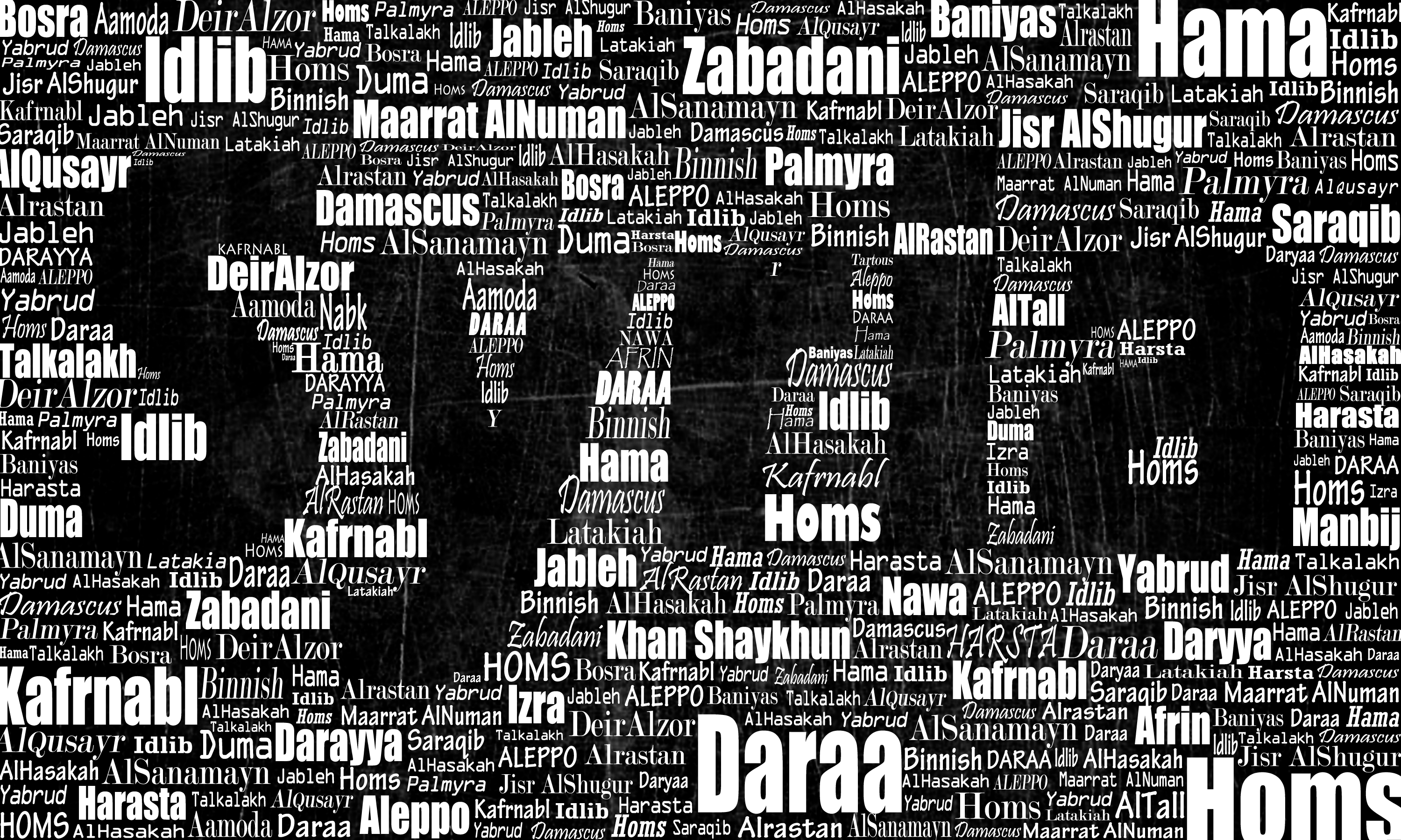 Syria Typography