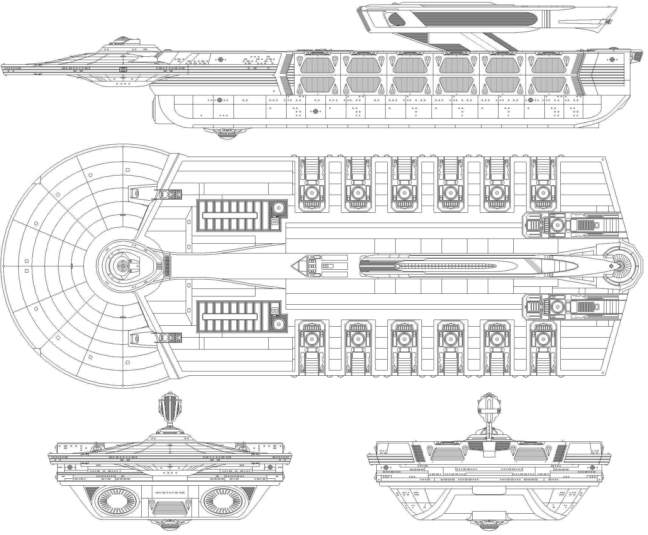 Uss Pascale Ncc-73000 Medical Shuttle Carrier