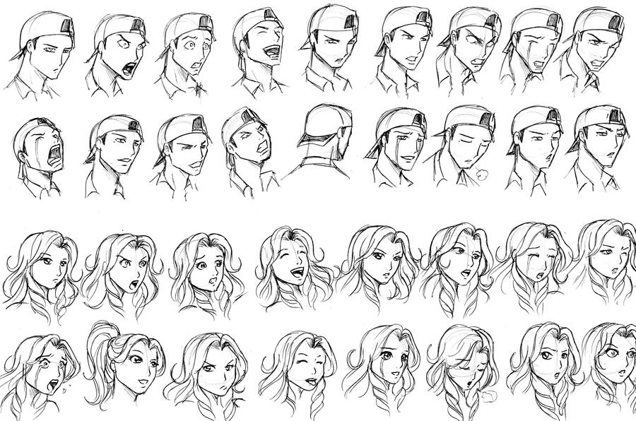 characters study by Osmar-Shotgun on DeviantArt