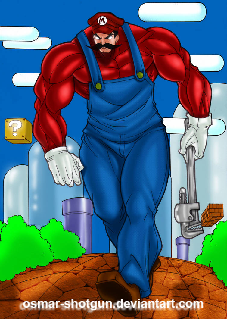 Raging Mario by Osmar-Shotgun on DeviantArt