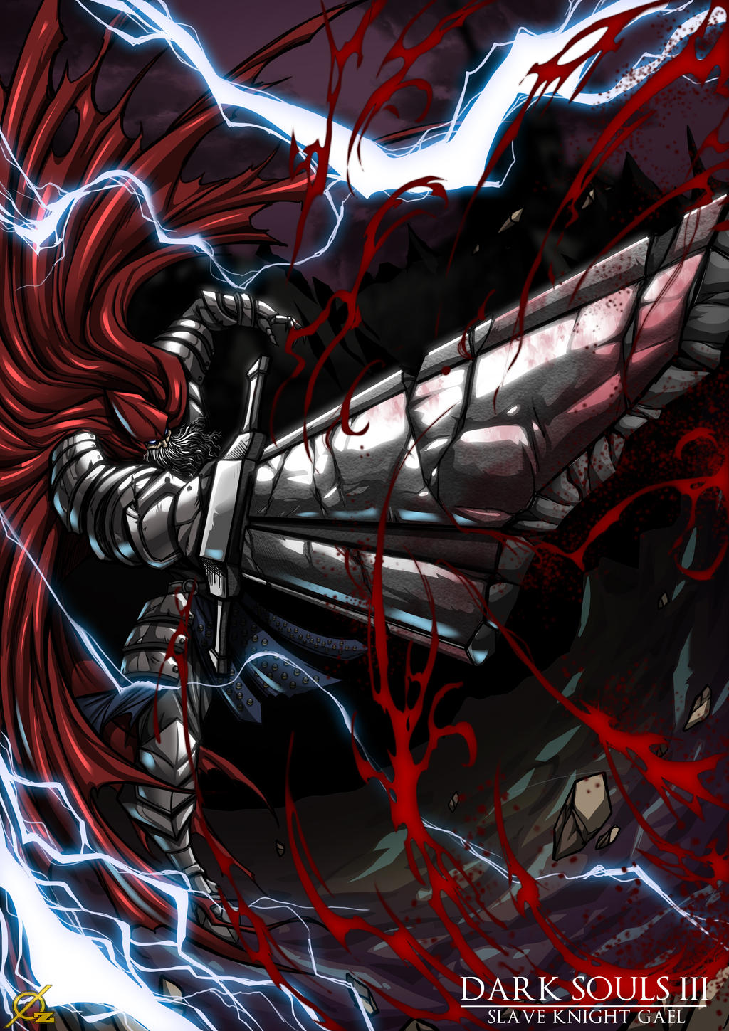 Slave Knight Of The Elf Chapter Slave Knight Gael by Osmar-Shotgun on DeviantArt