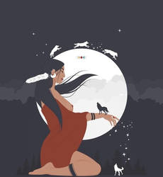 Pocahontas And The White Moon