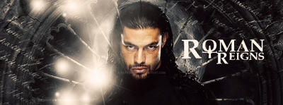 WWE-Banner  Roman Reigns 01