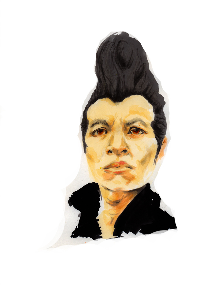 japanese rockabilly portrait