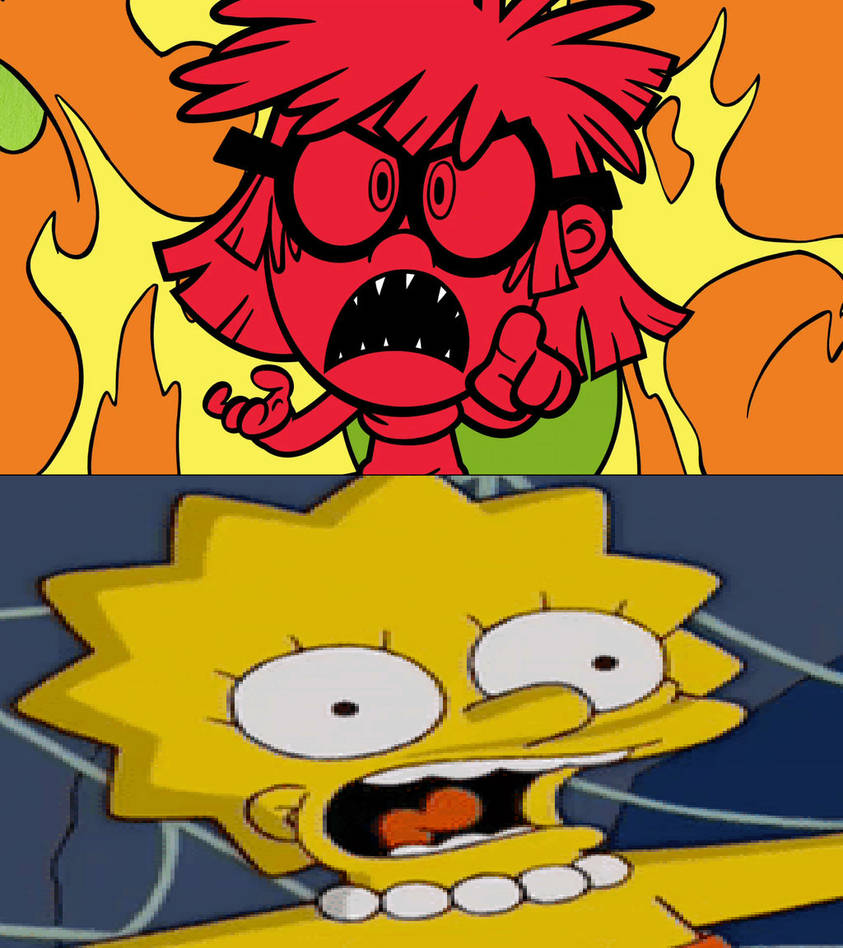 Scared Lisa Sim Lisa is scared of The Other Lisa by gamerxethan on DeviantArt