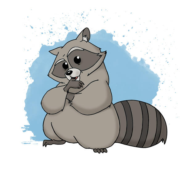 Cartoon Stinky Racoon Cartoon Racoon by heikoboos on DeviantArt
