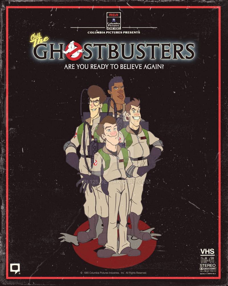 Call The Ghostbusters VHS Cover