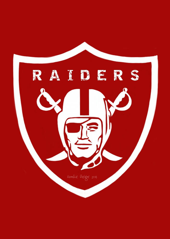 Raiders logo (red edition) by HomiluisDesigns on DeviantArt