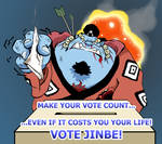Jinbe Sez Vote With Your Life