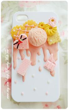 Sugar Pink iPhone4/4s Decoden Case