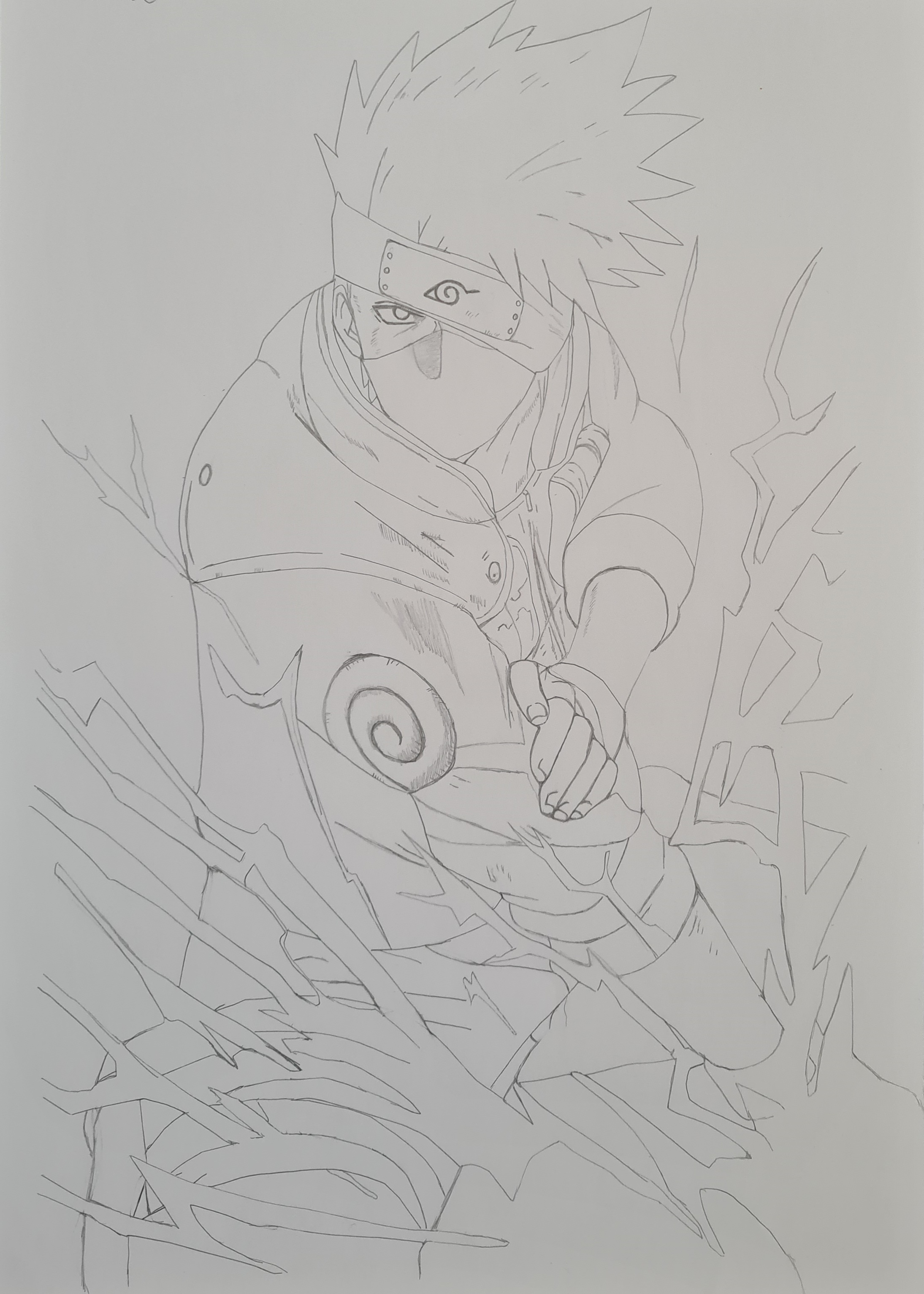 Kakashi Hatake  Naruto sketch drawing, Anime sketch, Drawings