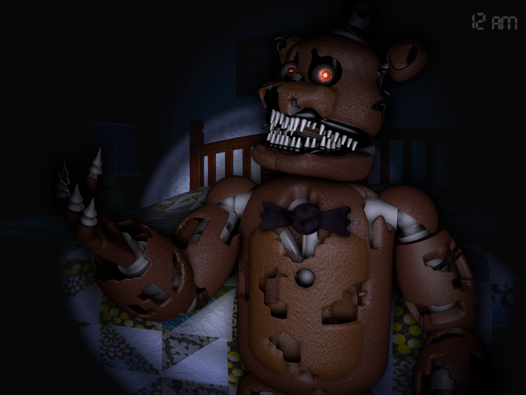 Nightmare Freddy 2.0 in FNaF4!! by HeroGollum on DeviantArt