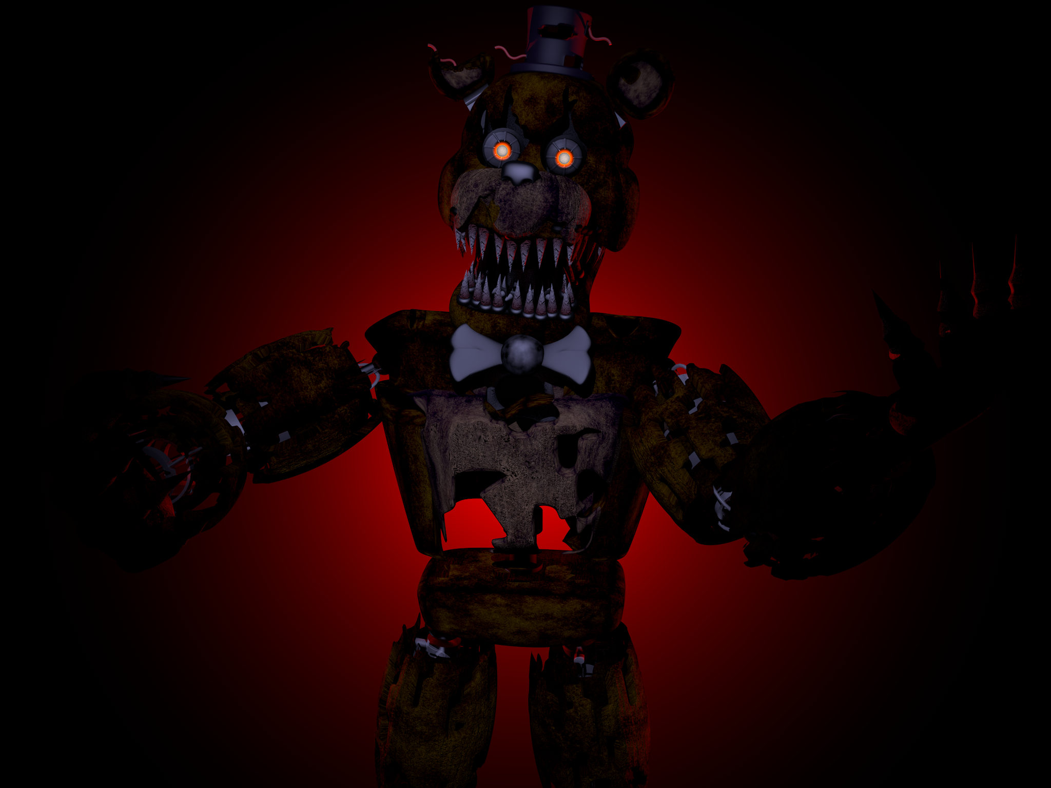 FNAF HW Nightmare Freddy (One Node)