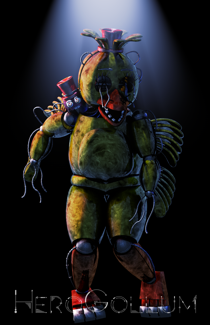 Nightmare Funtime Chica by HeroGollum on DeviantArt