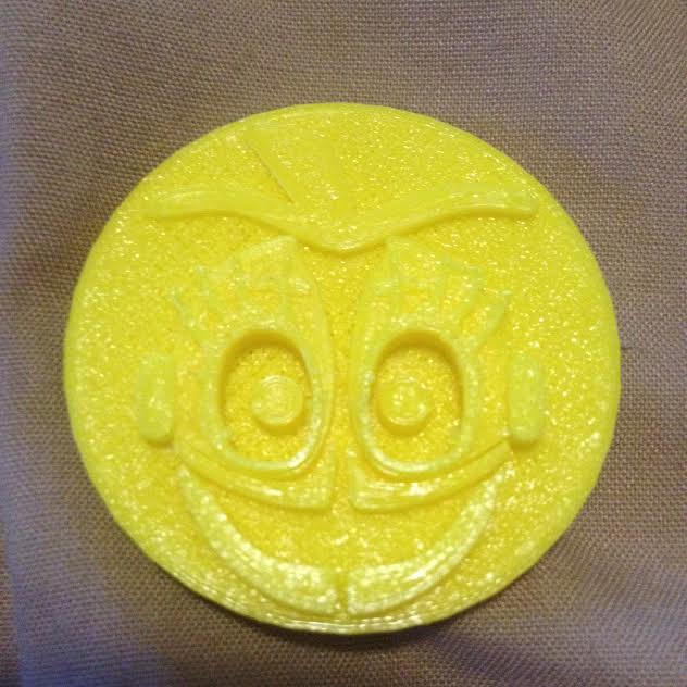 Funtime Chica TOKEN (3D Printed) by HeroGollum on DeviantArt