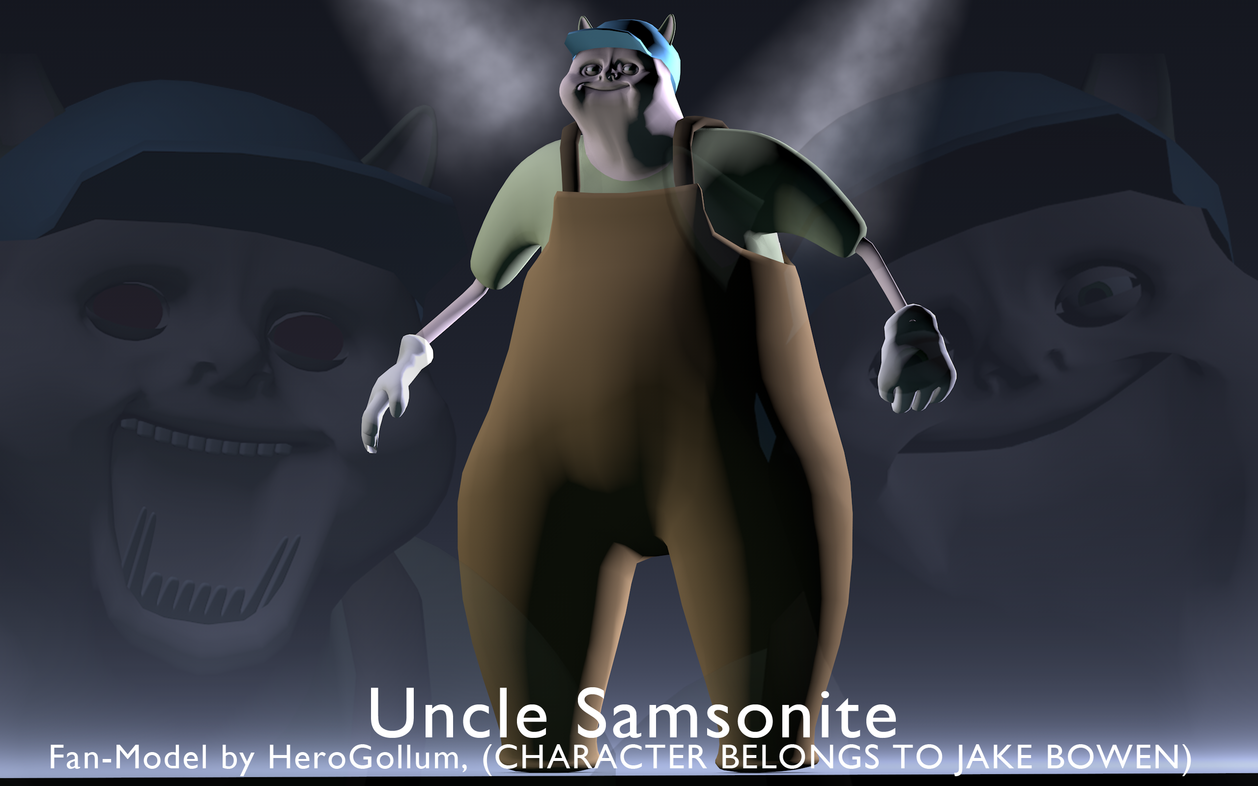 Uncle Samsonite Fan Model By HeroGollum On DeviantArt uncle-samsonite-fan-model-by-herogollum-on-deviantart