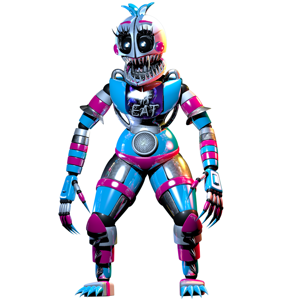 Nightmare Funtime Chica REVEAL by HeroGollum on DeviantArt