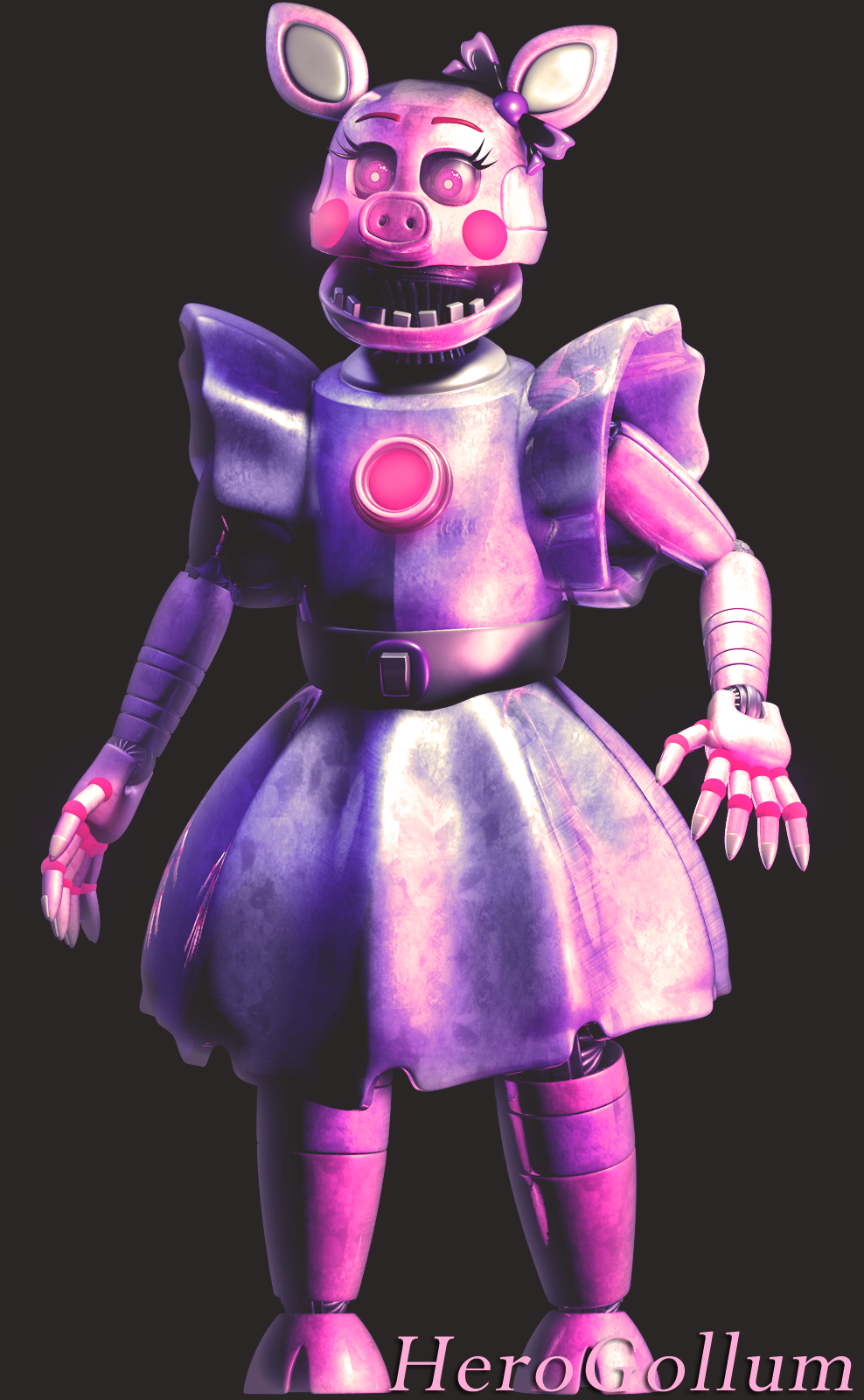 Nightmare Funtime Chica REVEAL by HeroGollum on DeviantArt