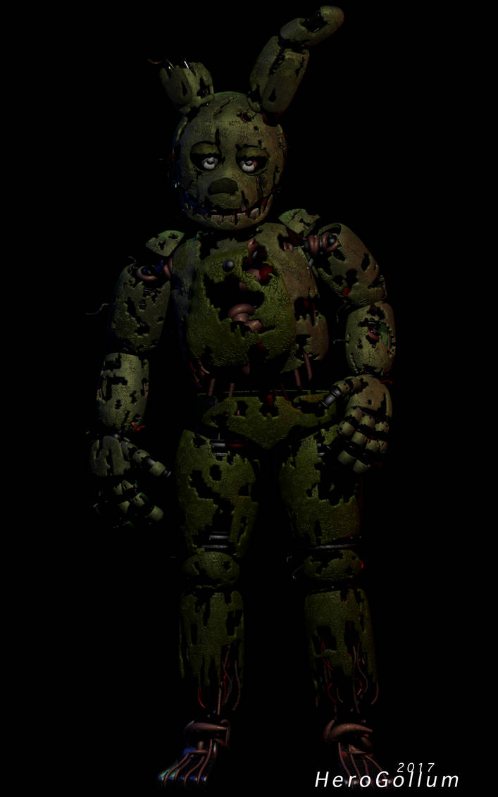 Error 666 Spring Trap Springtrap 16.0 - Cinema 4D by HeroGollum on DeviantArt