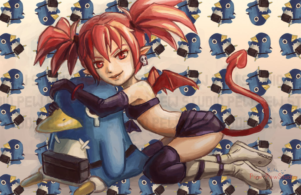 Etna and Prinny