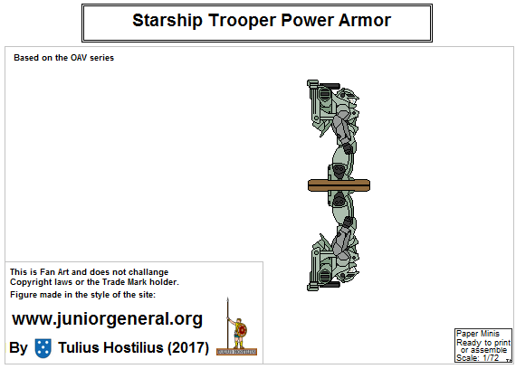 M6-2A Daisy II Planetary Power Armor on Star Army Space Roleplay