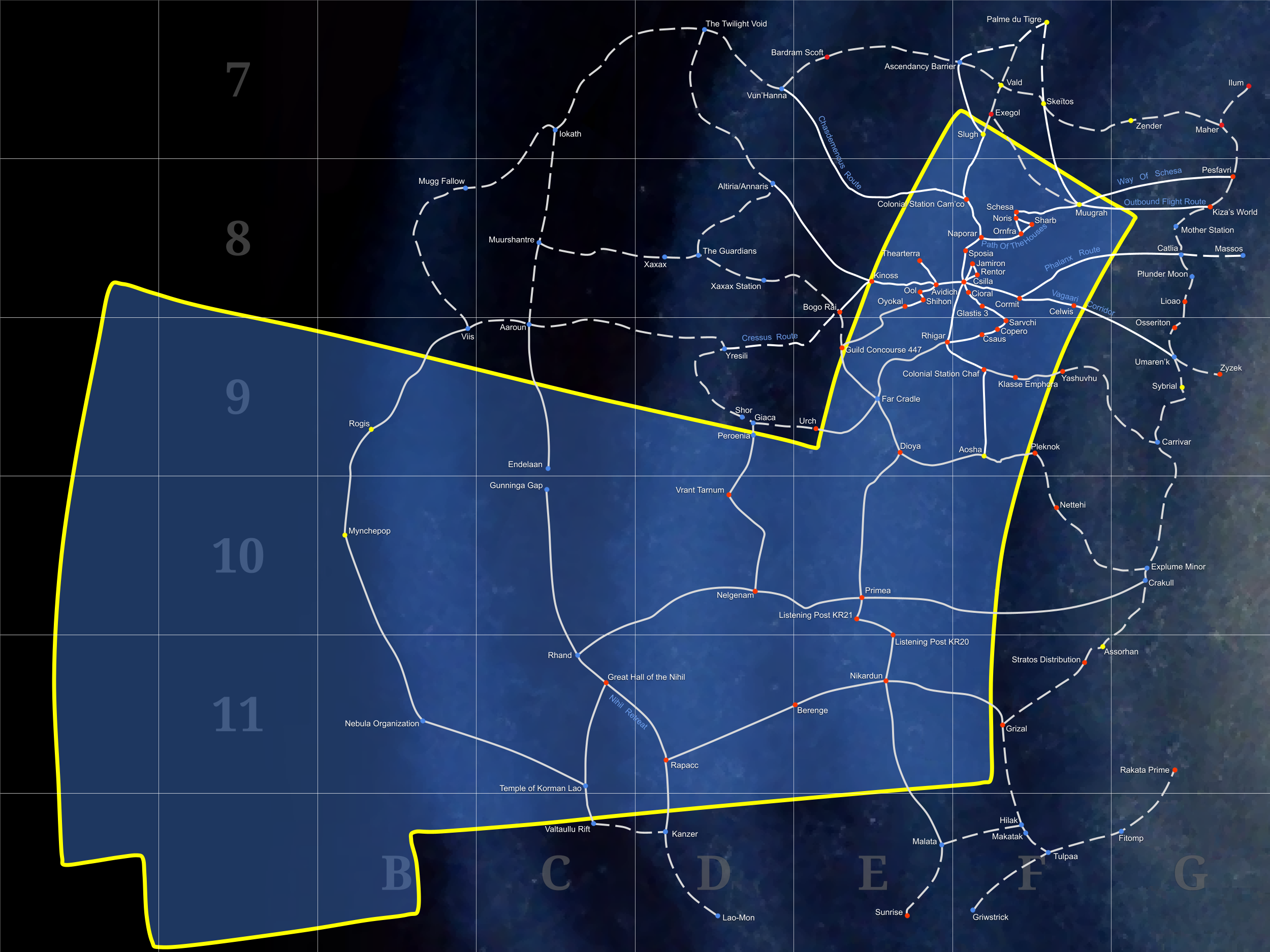 Star Wars - West Unknown Regions by StarWarsCartographer on DeviantArt