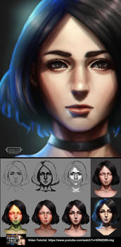 Girl Portrait Tutorial [Video Tutorial]