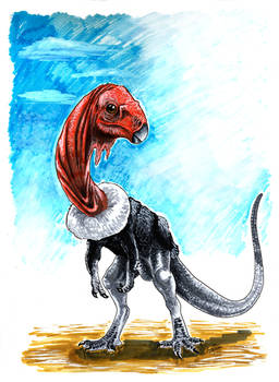 Chilesaurus con skin de condor
