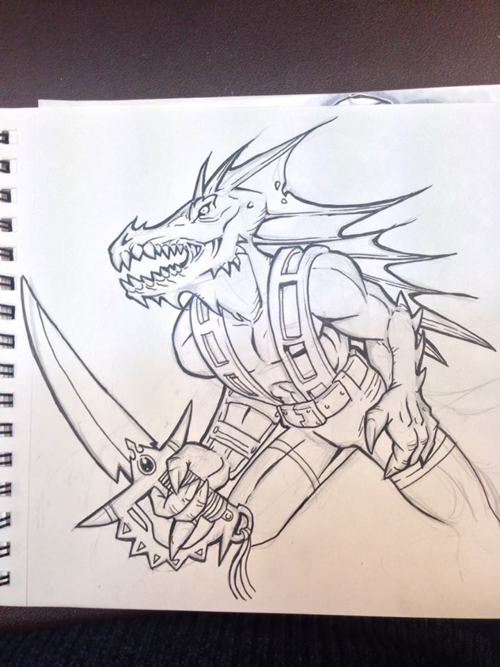 Lizardman 001 (WIP)