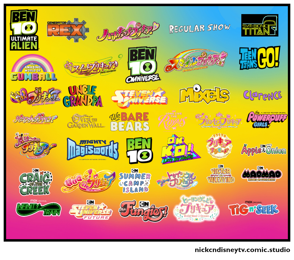 All Cartoon Network Shows Part 2 by MTSB3247 on DeviantArt