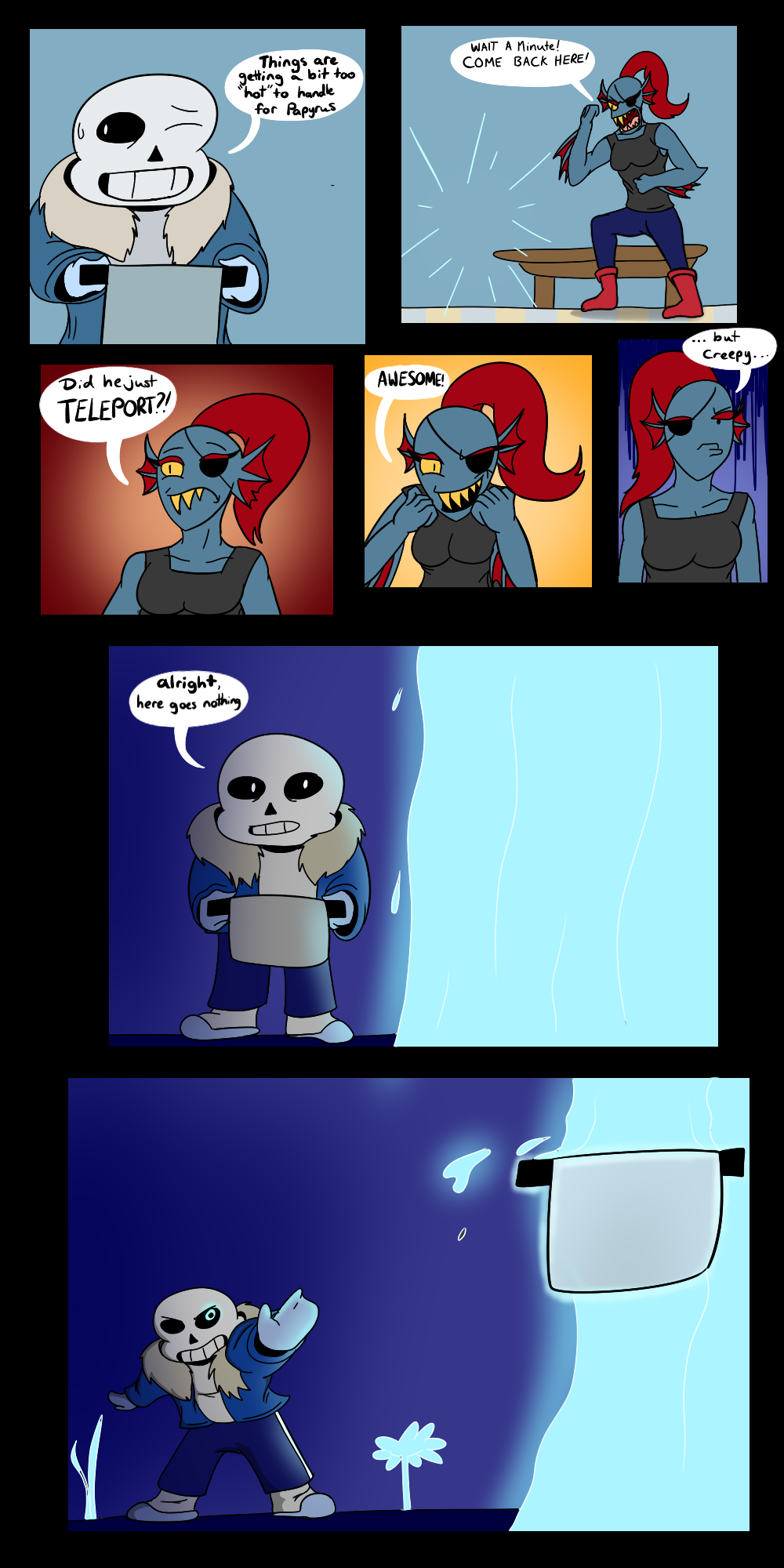 Nightmare Sans x Dead Ghost Friend Listener (requested by  Gotturnedintoadonut) 