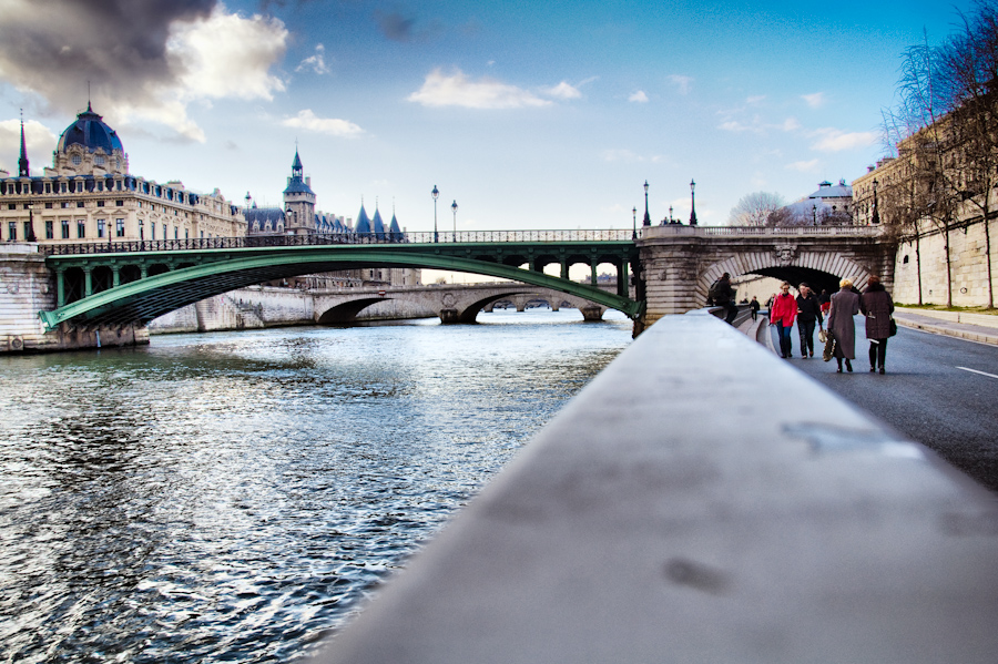 Seine bridges in Paris - HDR
